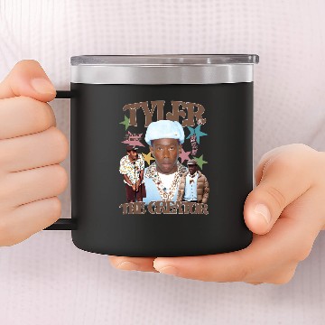 Discover Tyler The Creator graphic 14oz Stainless Steel Tumblers design digital art