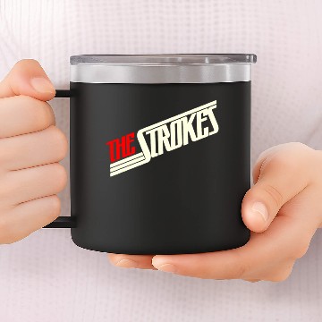 Discover The Strokes Logo 14oz Stainless Steel Tumblers