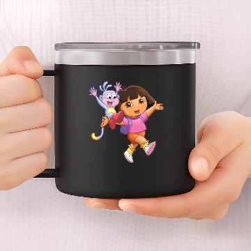 Discover Dora The Explorer 14oz Stainless Steel Tumblers