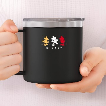 Discover Amazon Essentials Disney Mickey Silhouette Trio 14oz Stainless Steel Tumblers