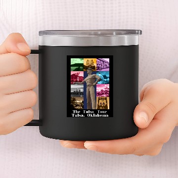 Discover Eras Tour Tulsa 14oz Stainless Steel Tumblers