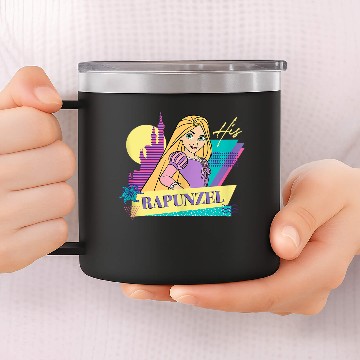 Discover Disneyss Tangled Retro 90s Couples Matching His Rapunzel Baseball Tees 14oz Stainless Steel Tumblers