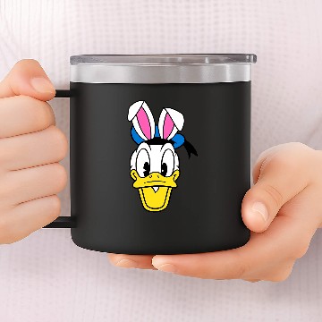 Discover Amazon Essentials Disney Donald Duck Spring Easter Bunny Ears 14oz Stainless Steel Tumblers