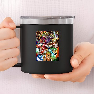 Discover Cuphead  Filter  Color 14oz Stainless Steel Tumblers