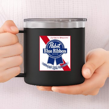 Discover Pabst Blue Ribbon 14oz Stainless Steel Tumblers