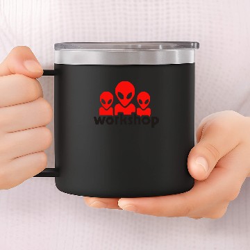 Discover Alien Workshop Logo 14oz Stainless Steel Tumblers