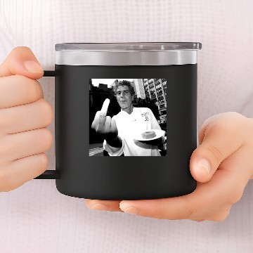Discover Anthony Bourdain Comfortable and Simple 14oz Stainless Steel Tumblers