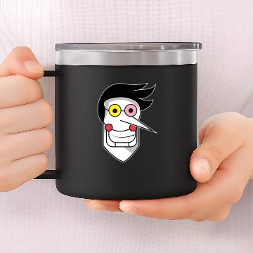 Discover spamton deltarune 14oz Stainless Steel Tumblers