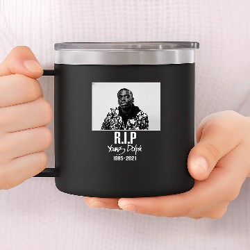 Discover RIP Young Dolph Hip Hop Vintage 14oz Stainless Steel Tumblers