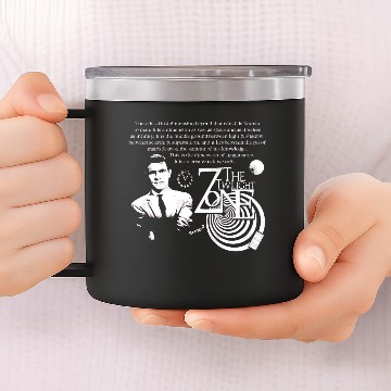 Discover The Twilight Zone & Rod Serling 14oz Stainless Steel Tumblers