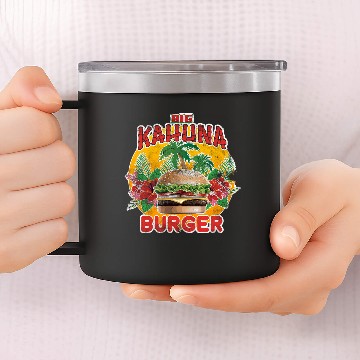Discover Pulp Fiction_s Big Kahuna Burger Alternate Design, distressed 14oz Stainless Steel Tumblers