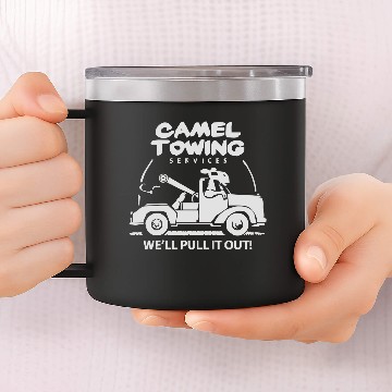Discover Camel Towing (2) 14oz Stainless Steel Tumblers