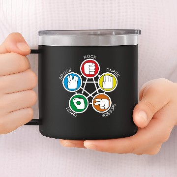 Discover Big Bang Theory Sheldon Rock 14oz Stainless Steel Tumblers