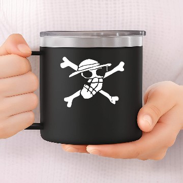 Discover Onepiece Flag Luffy 14oz Stainless Steel Tumblers