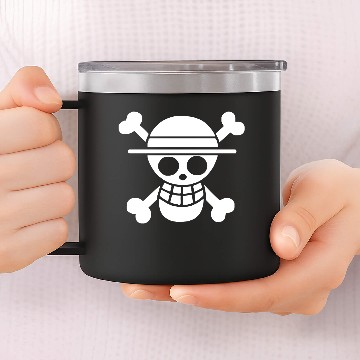 Discover Onepiece  Straw Hat Crew Flag Luffy Pirates anime 14oz Stainless Steel Tumblers