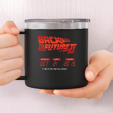 Discover New Back To The Future Ii Future Is Here 14oz Stainless Steel Tumblers