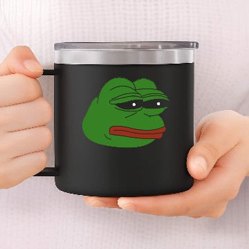 Discover Sad Frog 14oz Stainless Steel Tumblers