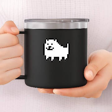 Discover Undertale dog - Undertale - 14oz Stainless Steel Tumblers