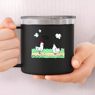 Discover Chicken Butt 14oz Stainless Steel Tumblers