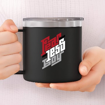 Discover Fearless Boy 14oz Stainless Steel Tumblers