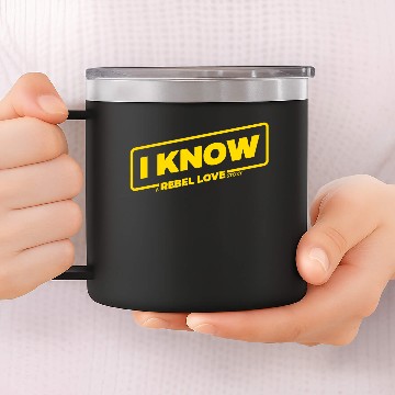 Discover I Know 14oz Stainless Steel Tumblers