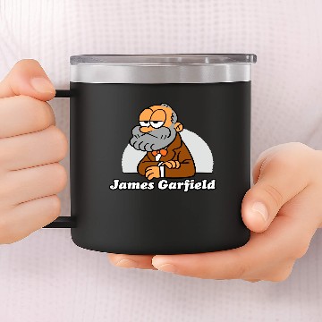 Discover James Garfield 14oz Stainless Steel Tumblers
