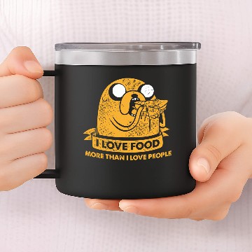 Discover I love food 14oz Stainless Steel Tumblers
