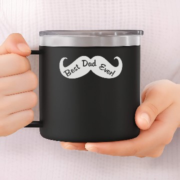 Discover Best Dad Ever 14oz Stainless Steel Tumblers