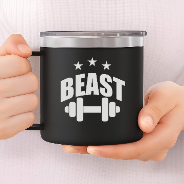 Discover Beast (In Training) 14oz Stainless Steel Tumblers