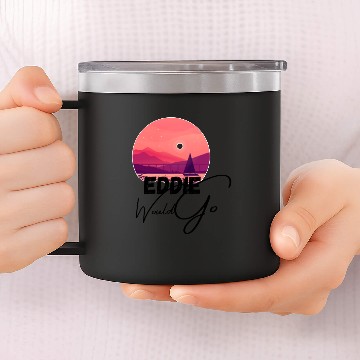 Discover Eddie Would Go (4) 14oz Stainless Steel Tumblers