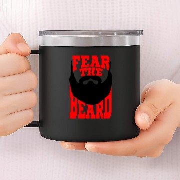 Discover Fear the Beard 14oz Stainless Steel Tumblers