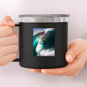 Discover Eddie Would Go 14oz Stainless Steel Tumblers