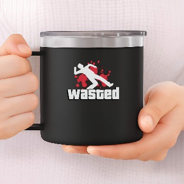 Discover Wasted GTA 14oz Stainless Steel Tumblers