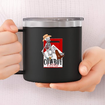 Discover Cowboy Killer Graphic 14oz Stainless Steel Tumblers