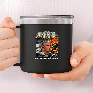 Discover Jeffrey Epstein 14oz Stainless Steel Tumblers