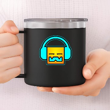 Discover Geometry dash unblocked level Active 14oz Stainless Steel Tumblers