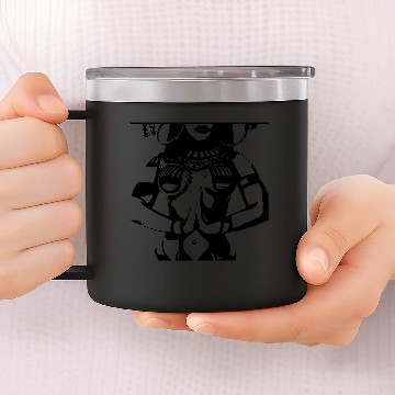 Discover Sexy Mayan Goddess 14oz Stainless Steel Tumblers