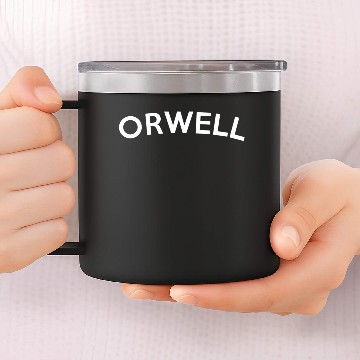 Discover George Orwell 14oz Stainless Steel Tumblers