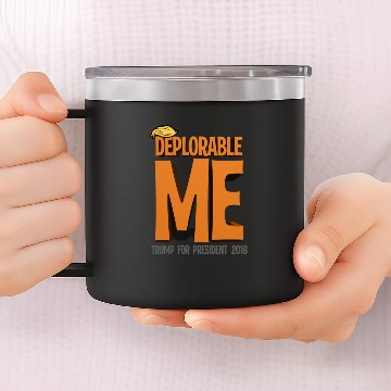 Discover DEPLORABLE 14oz Stainless Steel Tumblers