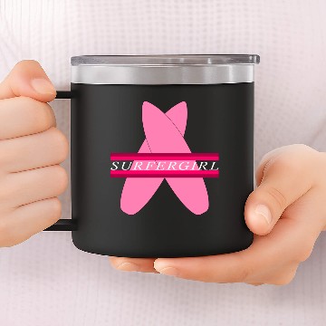 Discover surfergirl 14oz Stainless Steel Tumblers