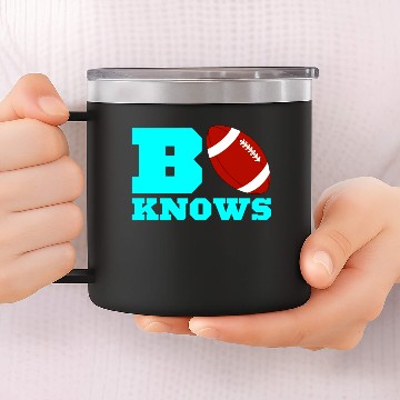 Discover Bo Knows 14oz Stainless Steel Tumblers