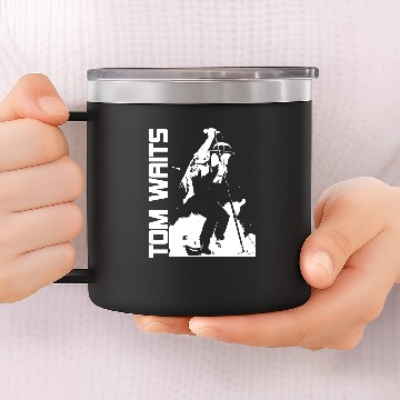 Discover Tom Waits 14oz Stainless Steel Tumblers
