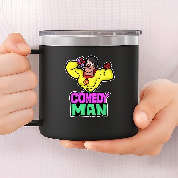 Discover comedy man 14oz Stainless Steel Tumblers