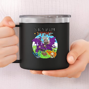 Discover Skyrim Time 14oz Stainless Steel Tumblers