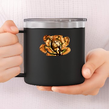 Discover Peter Gabriel Flower Costume 14oz Stainless Steel Tumblers