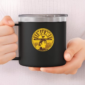 Discover elvis presley sun record logo 14oz Stainless Steel Tumblers