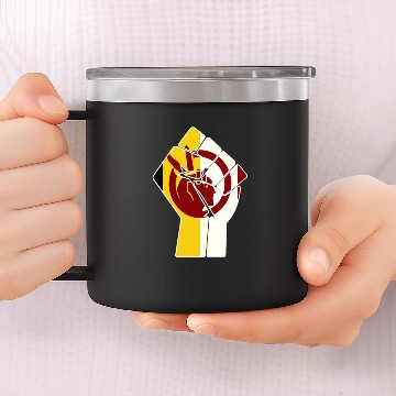 Discover American Indian Movement Flag 14oz Stainless Steel Tumblers
