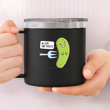 Discover Stop! That Pickles 14oz Stainless Steel Tumblers