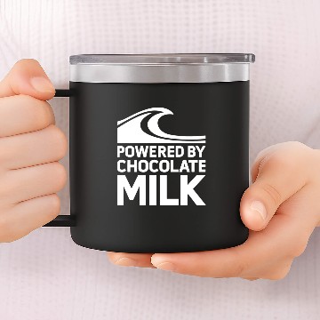 Discover Powered by Chocolate Milk 14oz Stainless Steel Tumblers