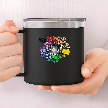 Discover Battle For Dream Island Cast Mural Classic 14oz Stainless Steel Tumblers